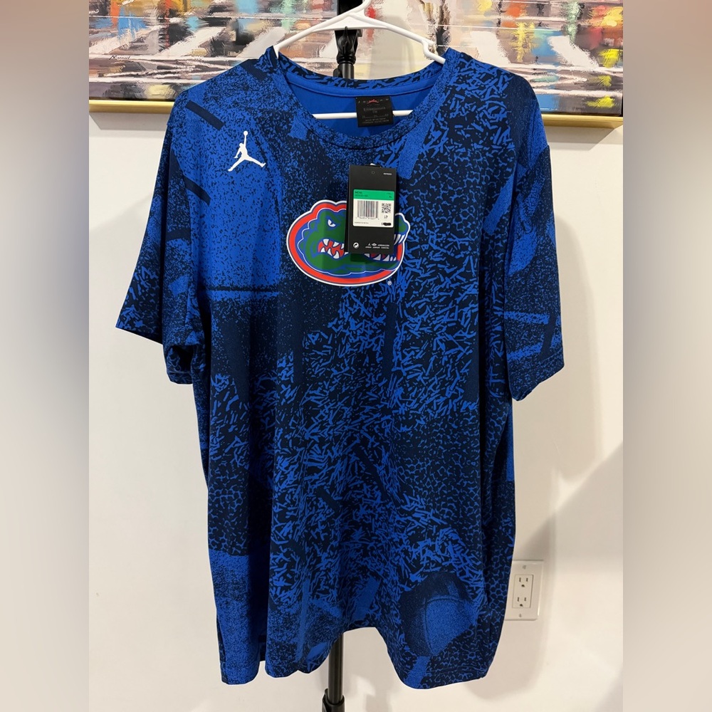 Nike Florida Gators Jordan T-Shirt Mens Size XL Blue NWT Rare